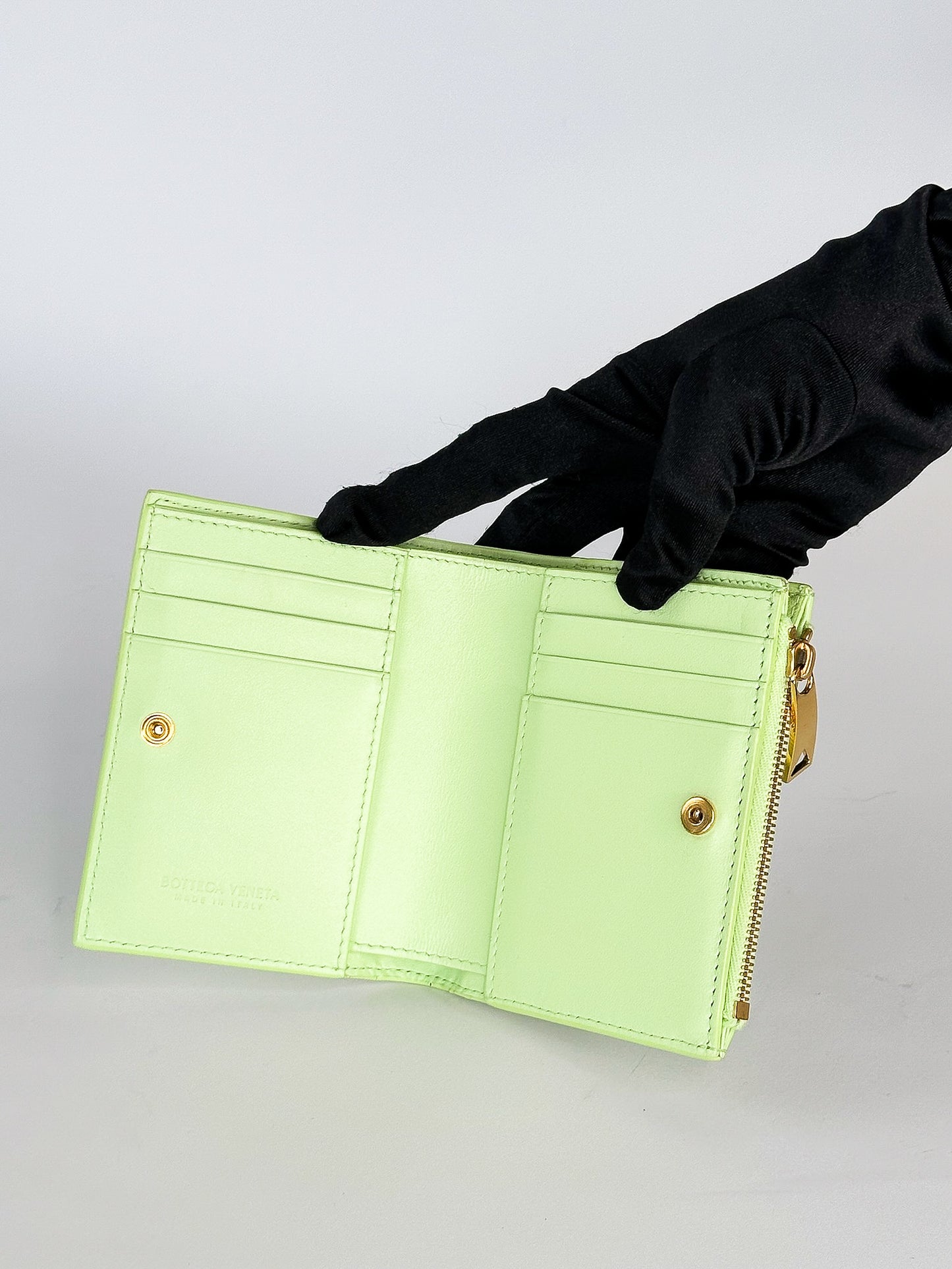 Bottega Veneta Intreccio Bifold Leather Wallet