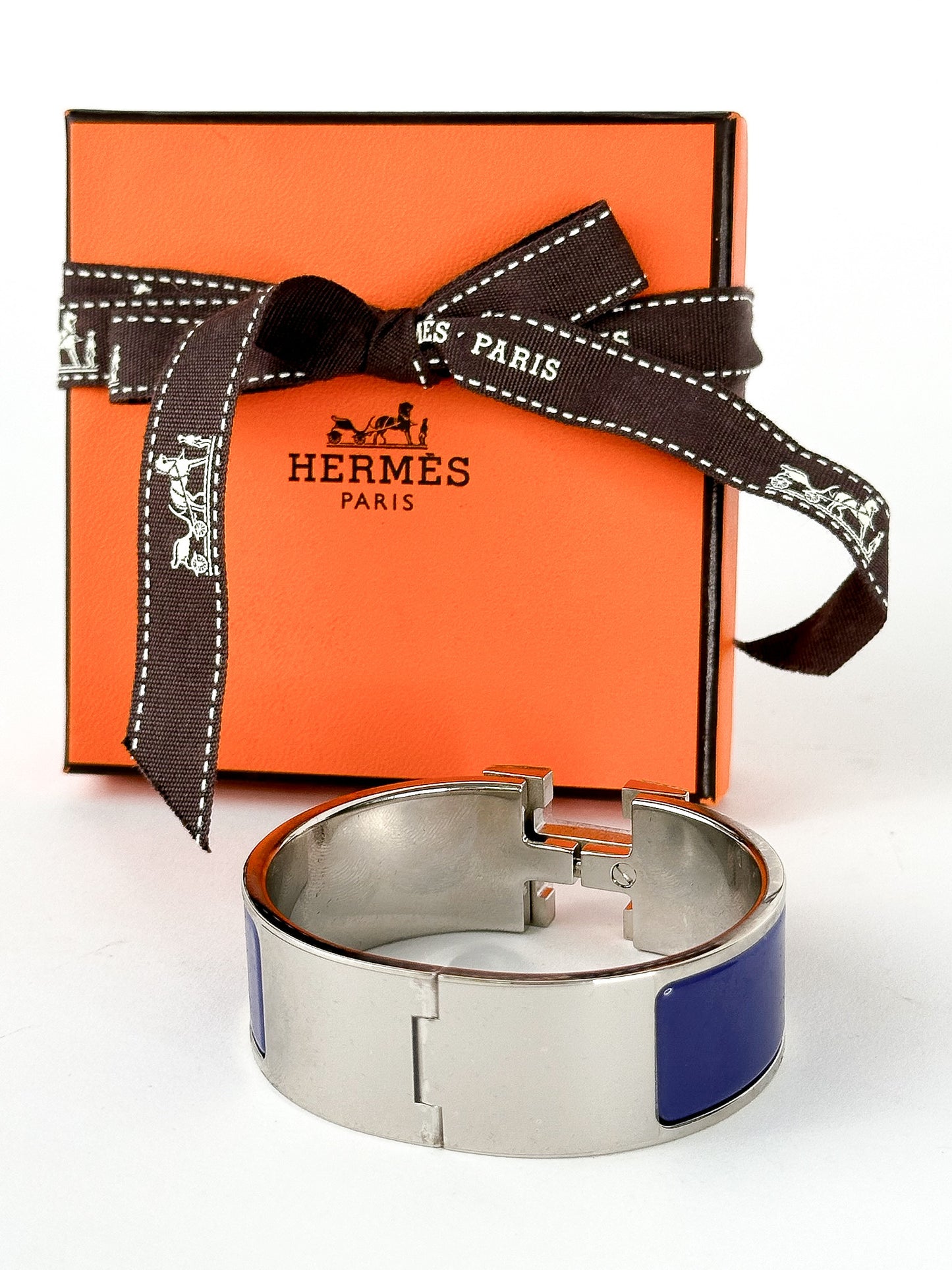 Hermes Enamel Clic Clac H Bracelet