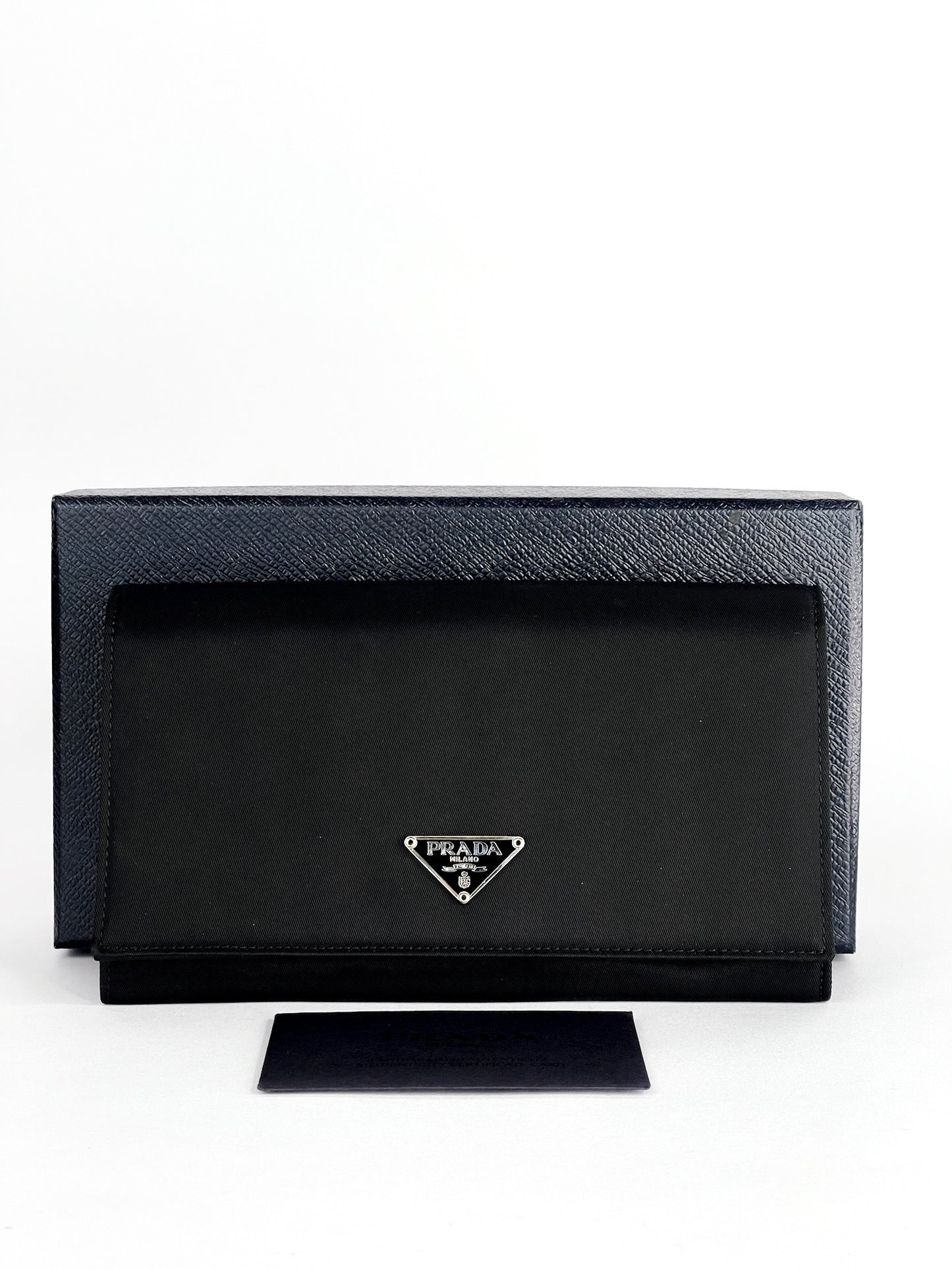 Prada Tessuto Nylon Long Wallet