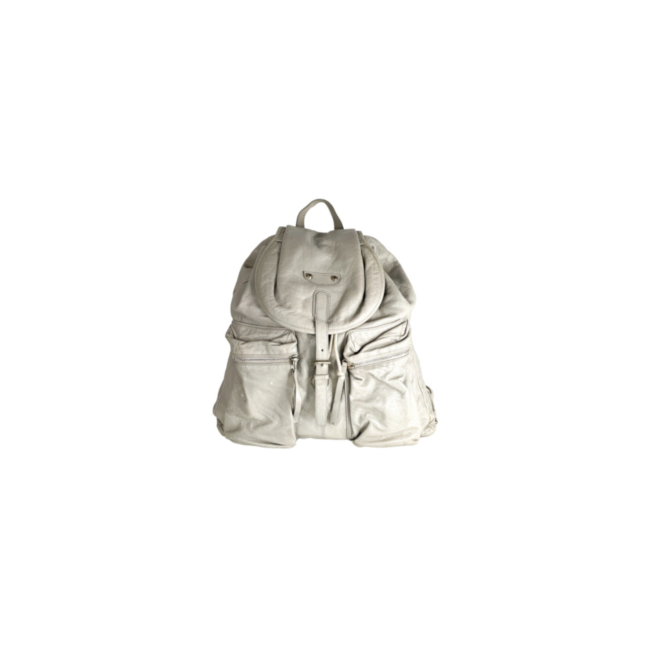 Balenciaga Backpack in Grey Leather