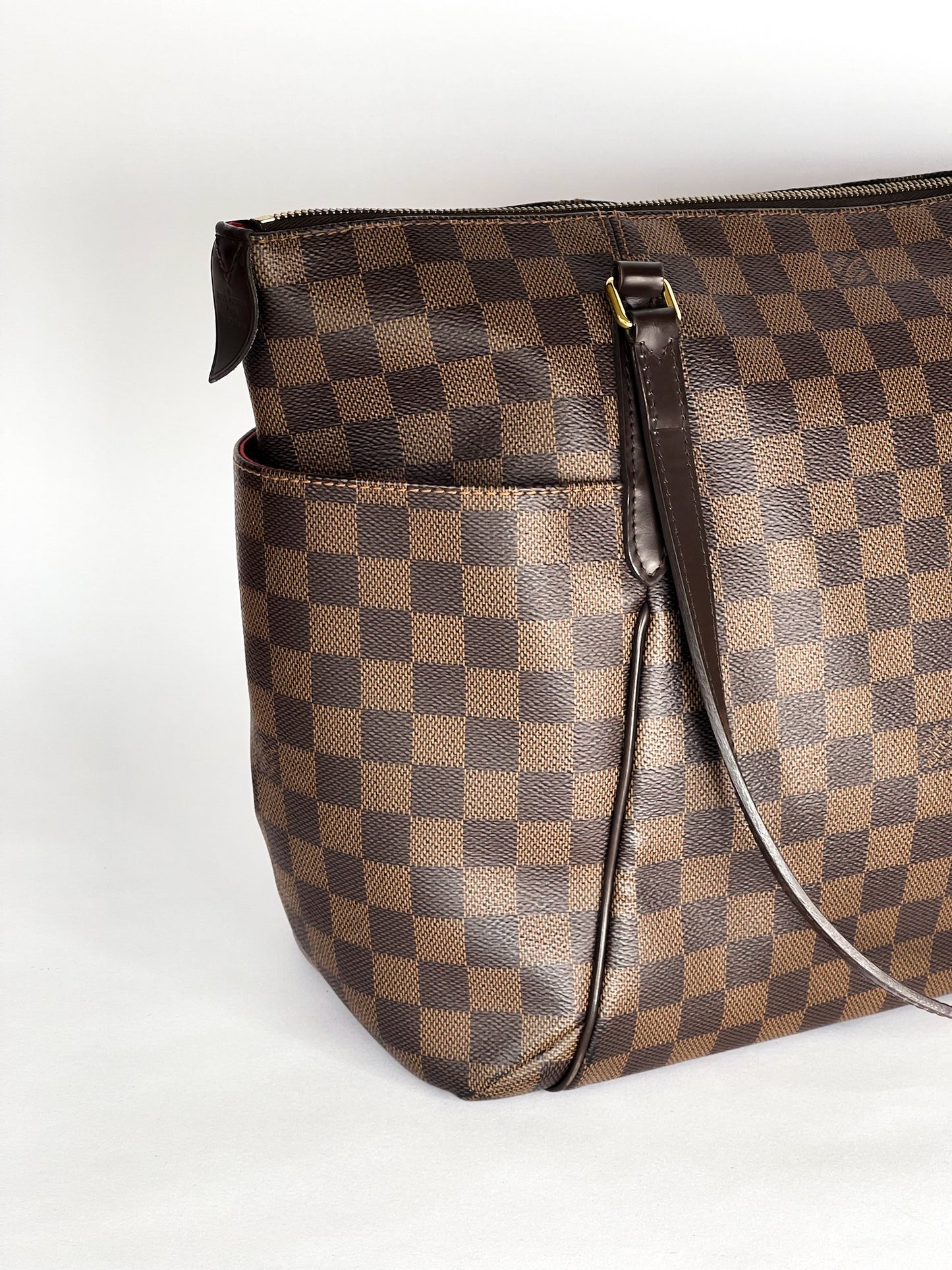 Louis Vuitton Damier Ebene Totally Mm Shoulder Bag