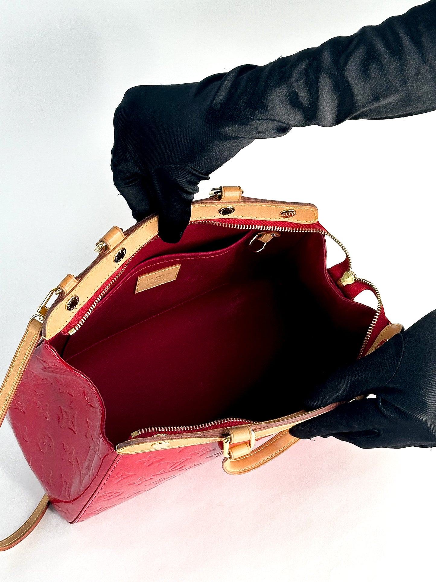 Louis Vuitton Pomme D'Amour Monogram Vernis Brea PM Bag