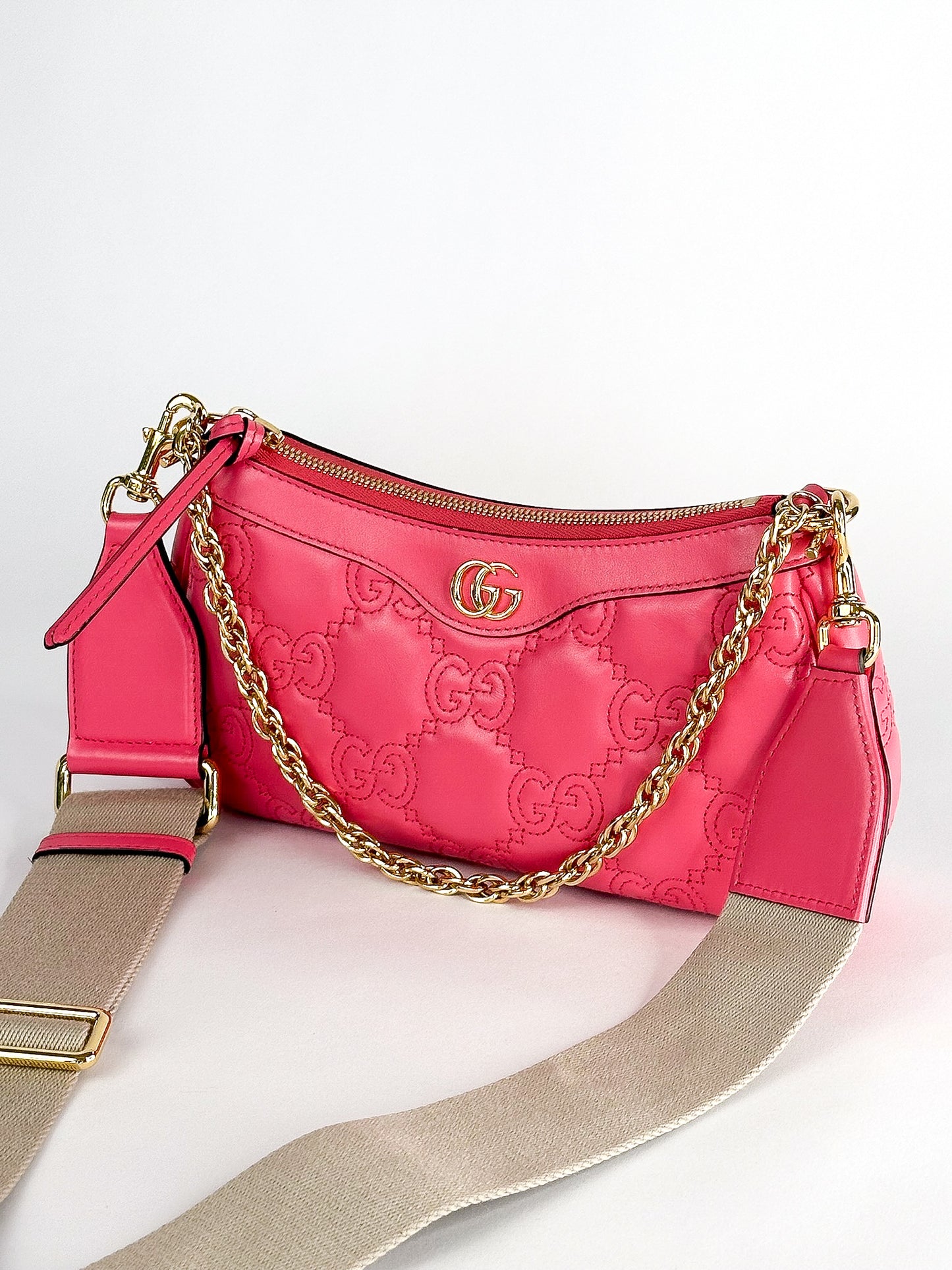 Gucci Chain Matelasse Leather Bag