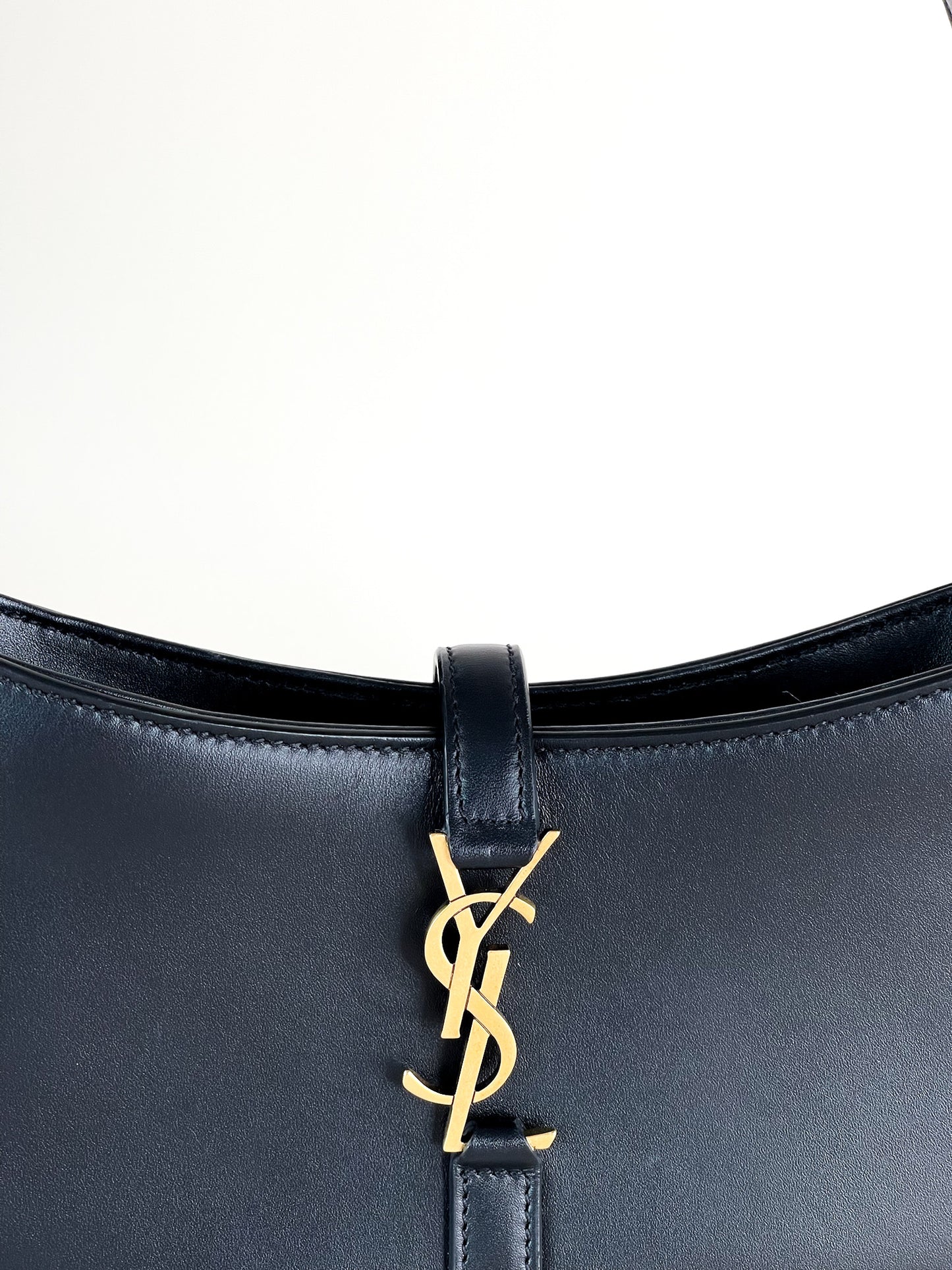 Saint Laurent Le 5 a 7 Hobo Leather Mini