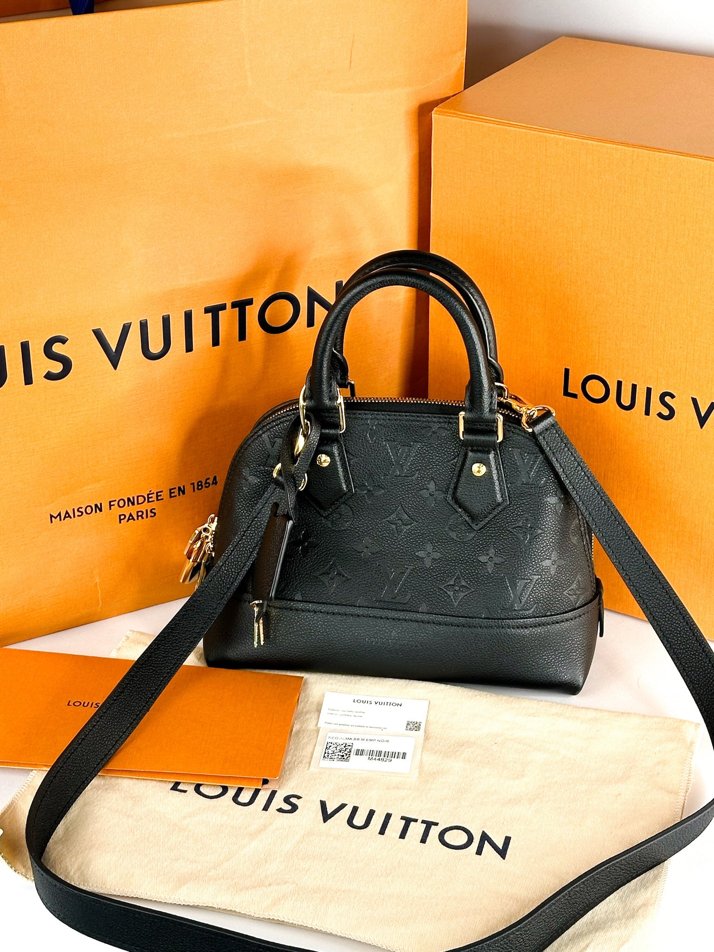 Louis Vuitton Neo Alma BB Empreinte Leather