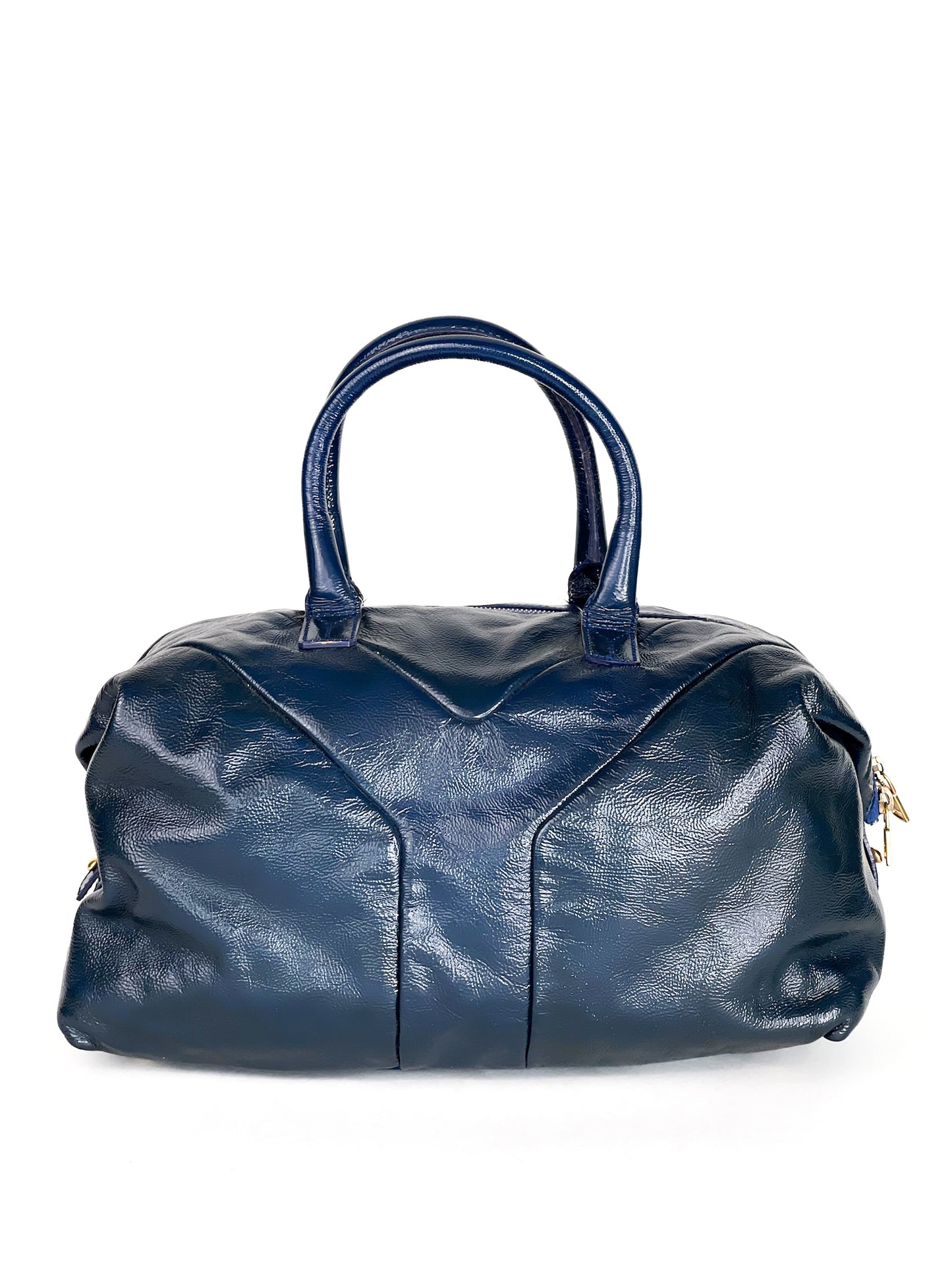 Yves Saint Laurent Y Patent Leather Tote Bag