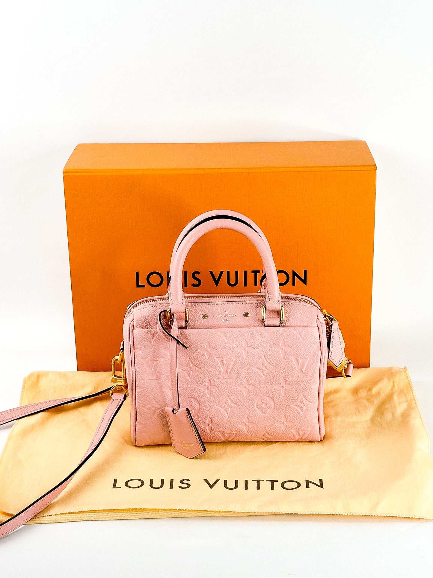 Louis Vuitton Speedy 20 Empreinte Pink