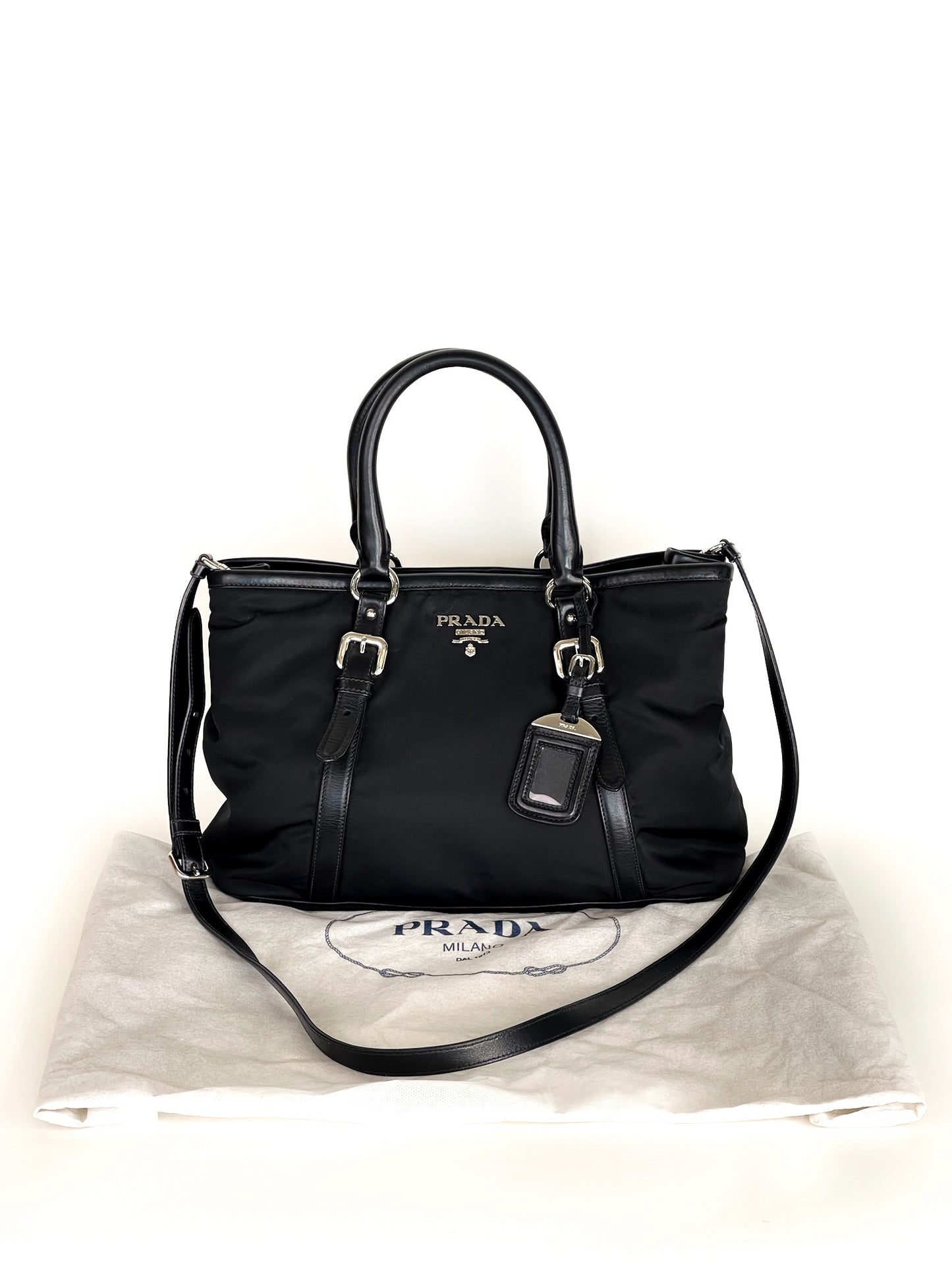 Prada Tessuto Nylon Two Way Bag