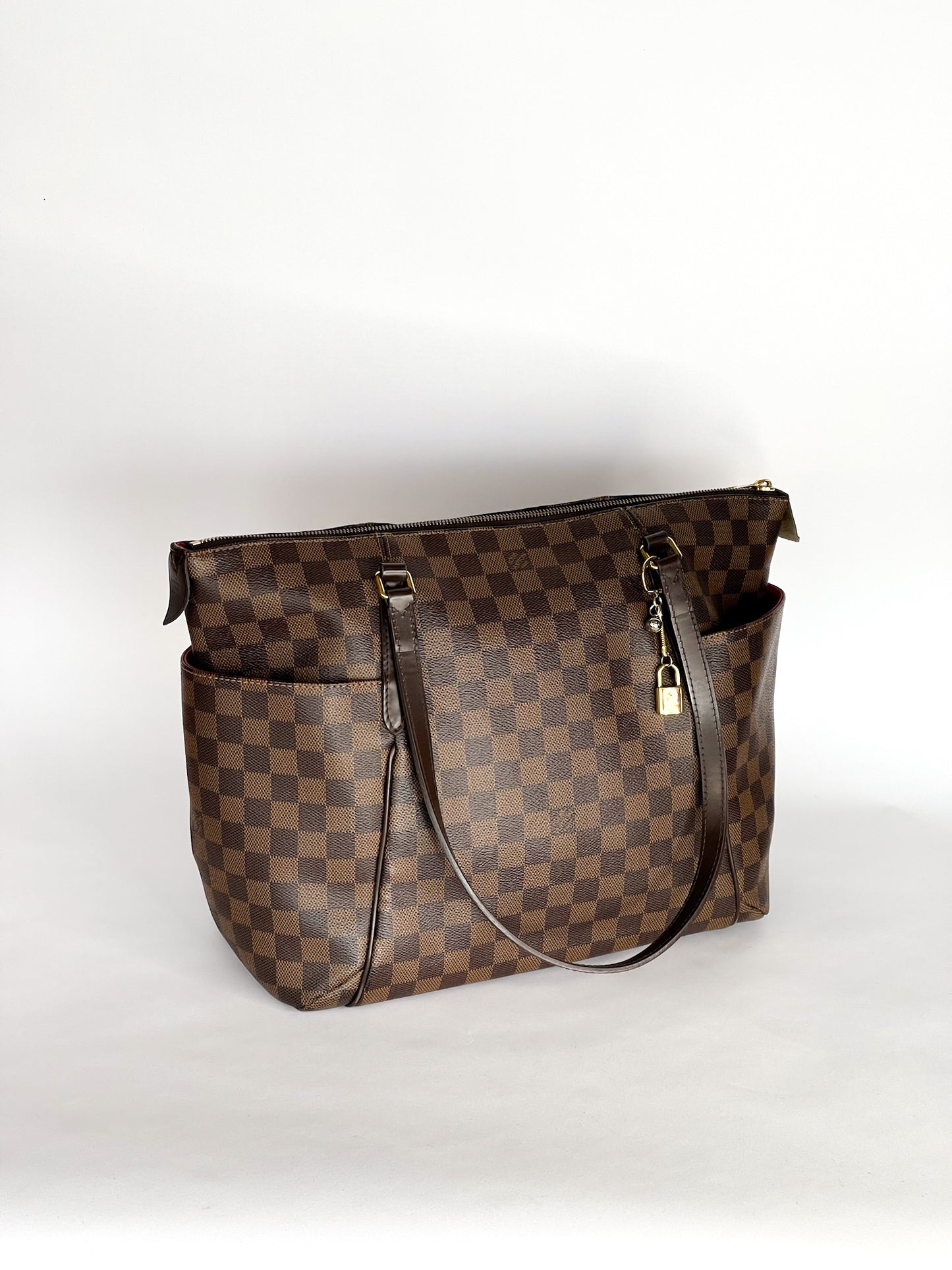 Louis Vuitton Damier Ebene Totally Mm Shoulder Bag