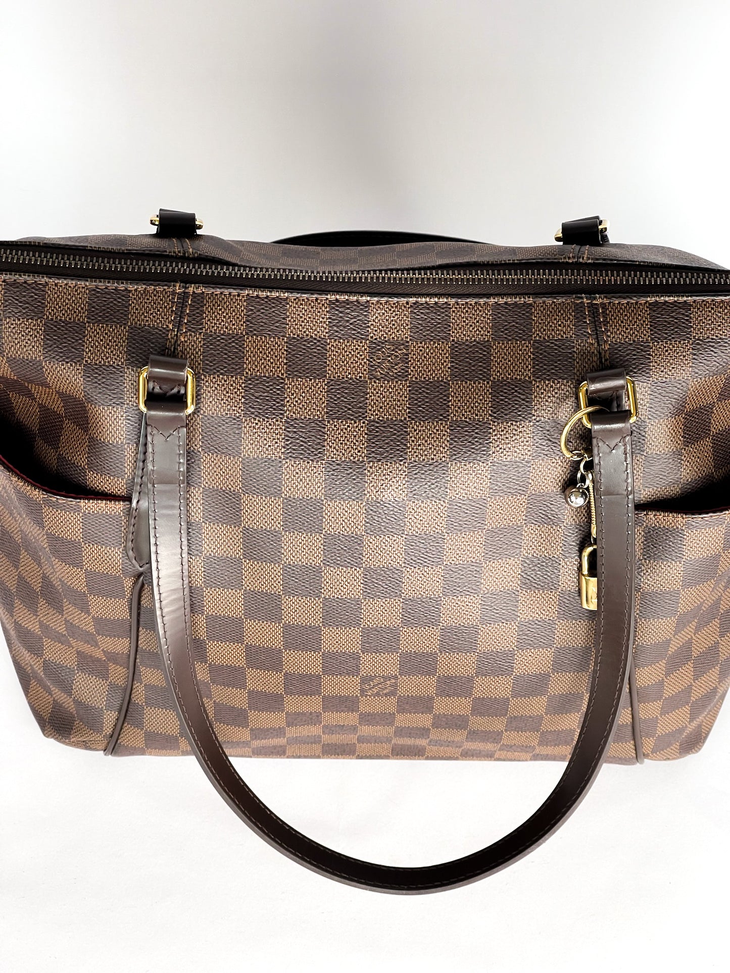 Louis Vuitton Damier Ebene Totally Mm Shoulder Bag