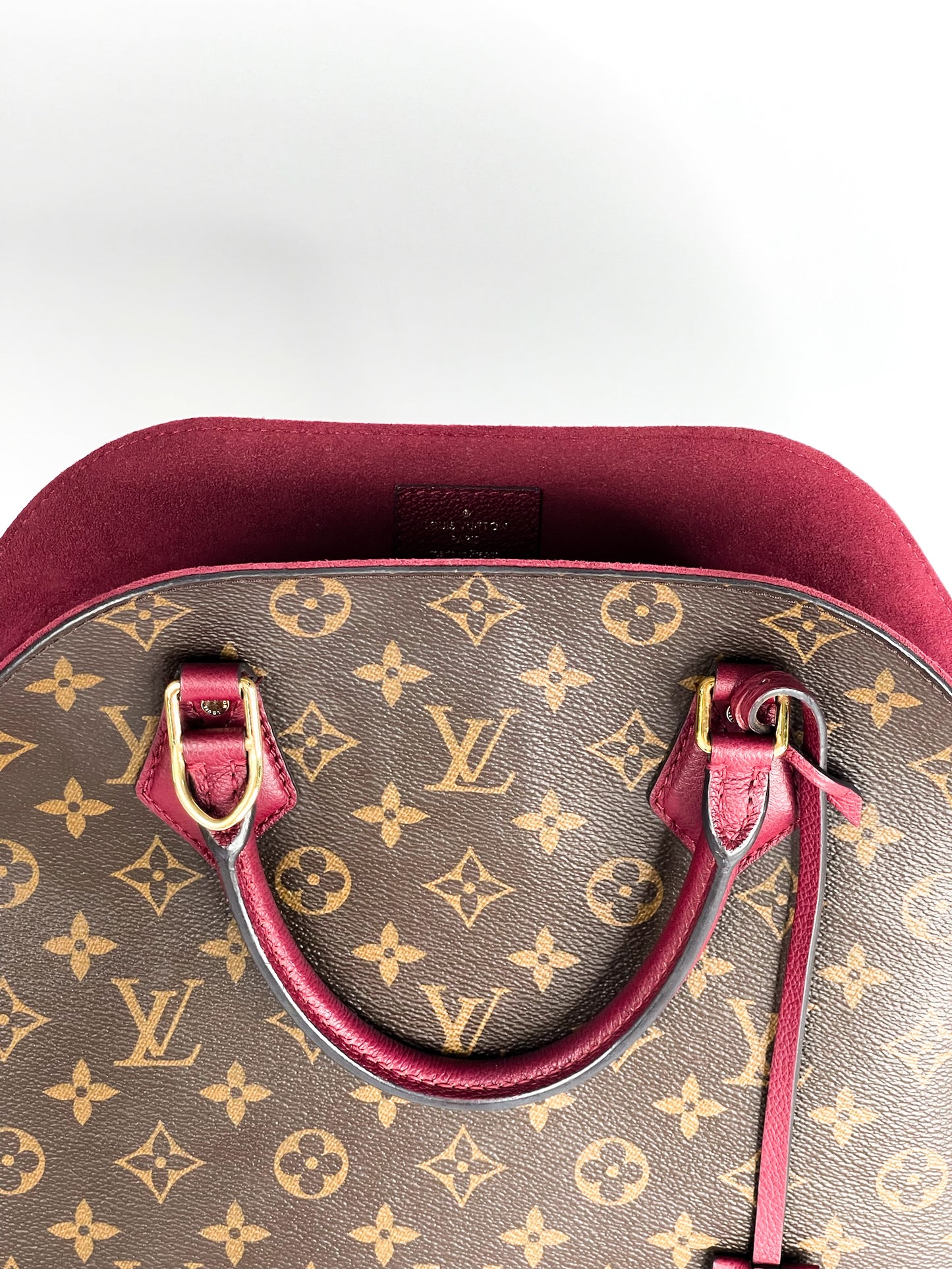 Louis Vuitton Burgundy Monogram Canvas Alma B'N'B Bag