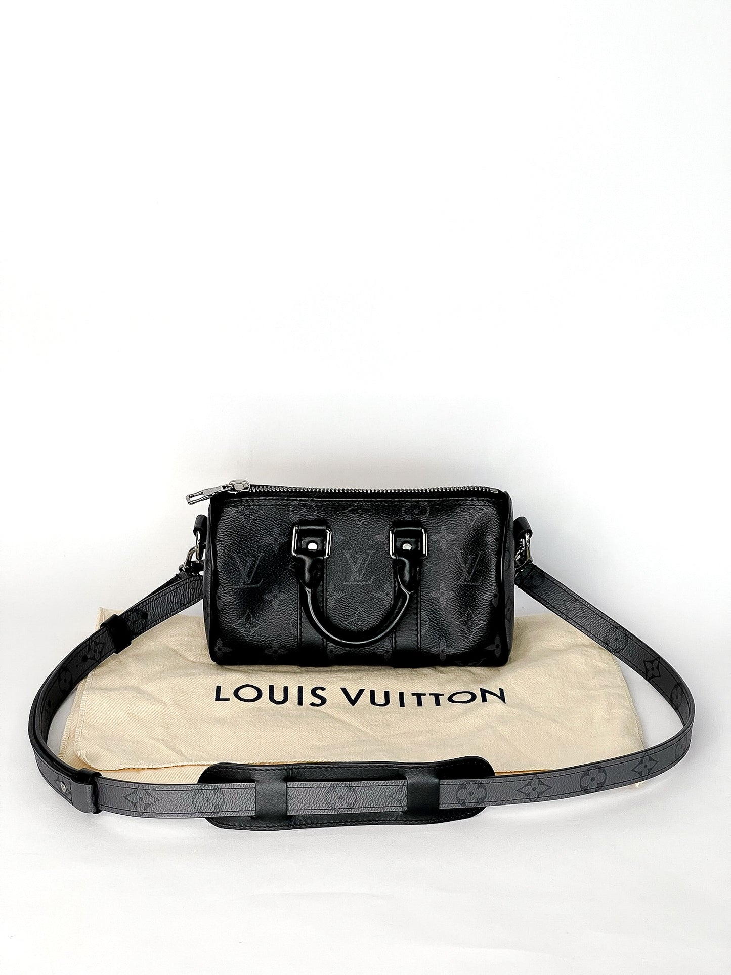 Louis Vuitton Keepall XS Monogram Eclipse Reverse Black