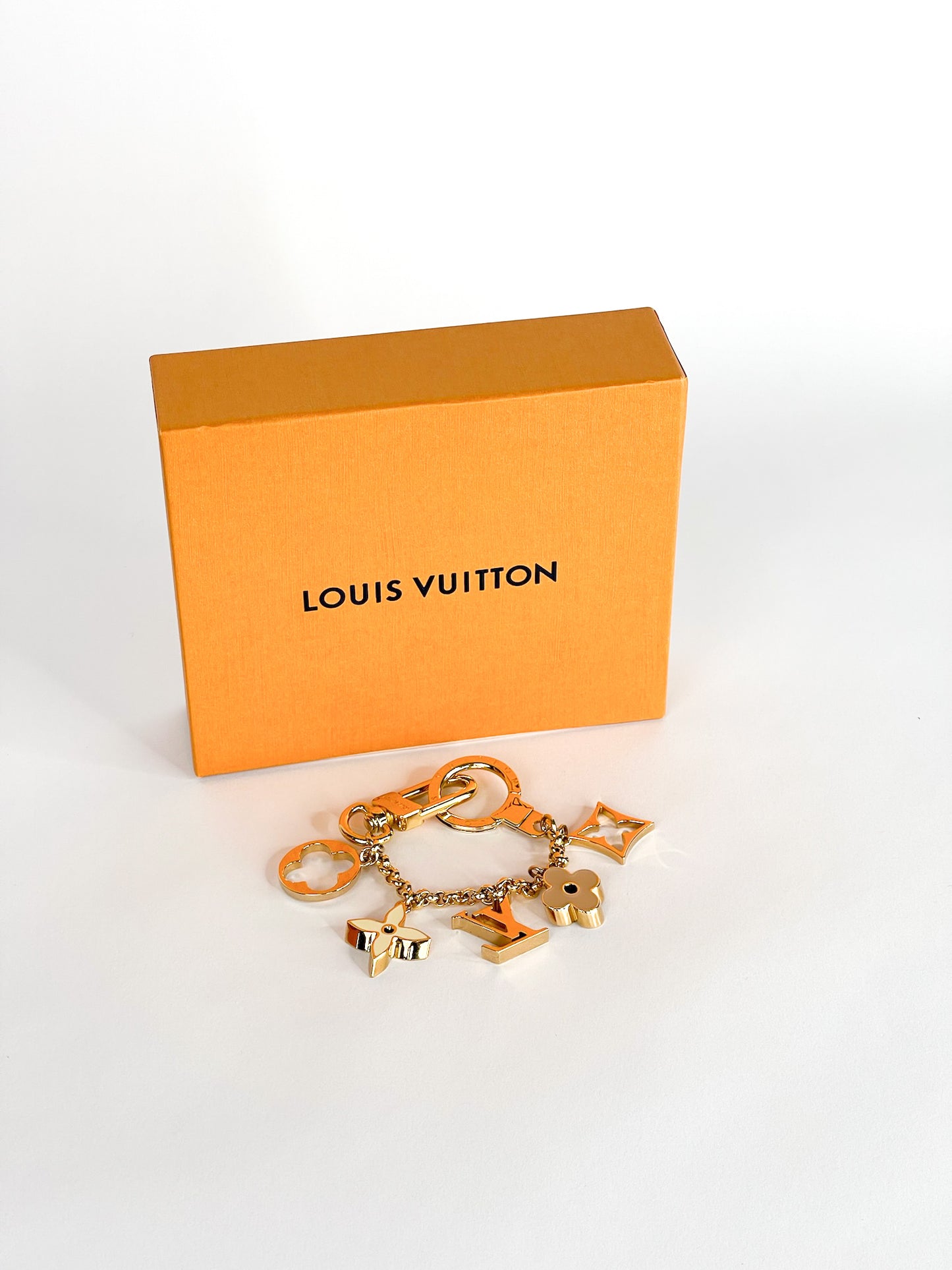 Louis Vuitton Bag Charm Chain Fleur De Monogram