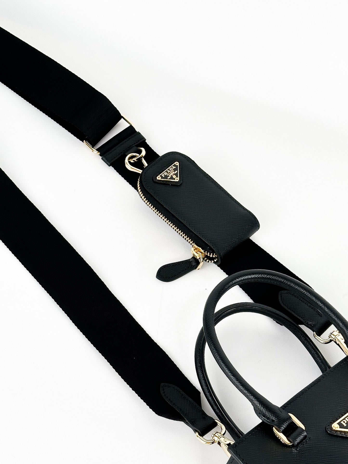 Prada Small Top Handle Bag in Saffiano Leather