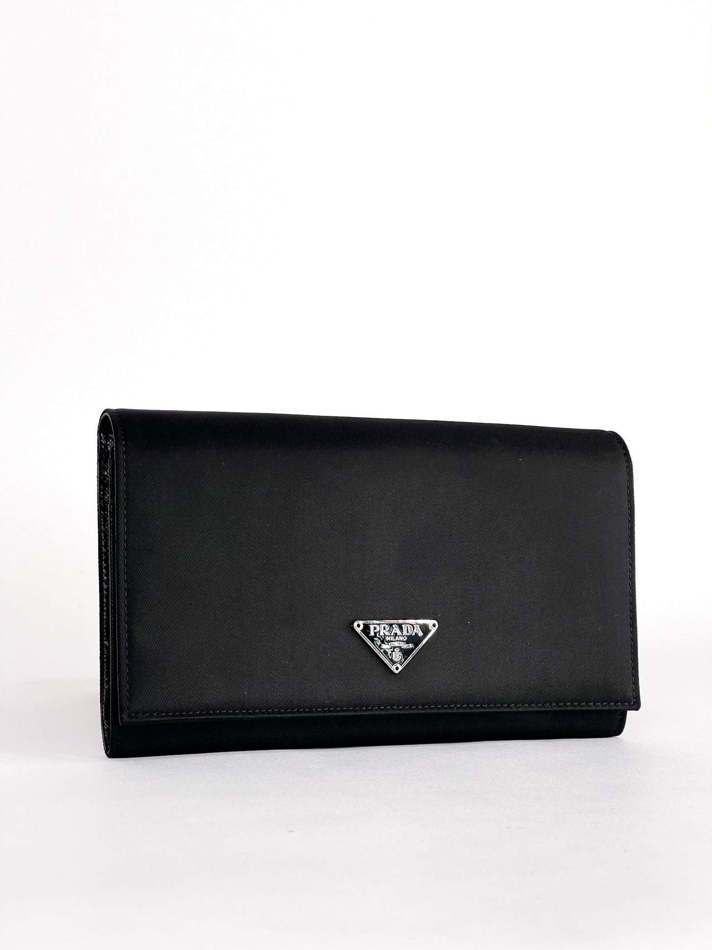 Prada Tessuto Nylon Long Wallet