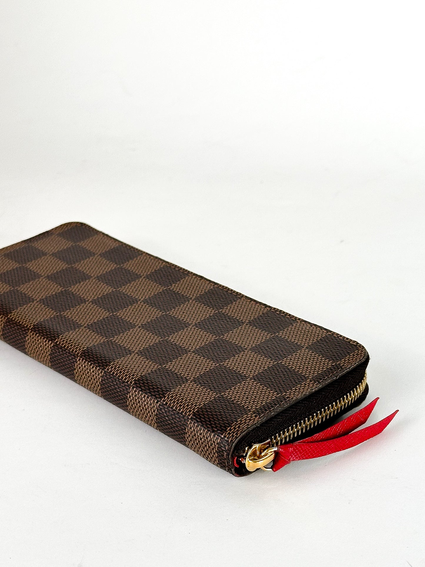 Louis Vuitton Clemence Damier Ebene Wallet