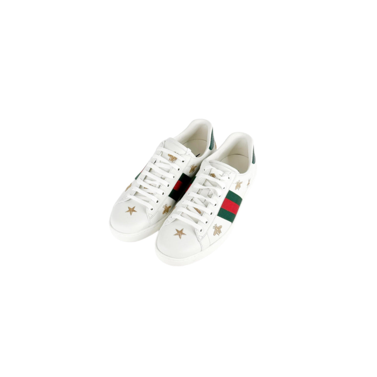 Gucci White Bee & Star New Ace Sneakers
Size Mens 8.5 / Womens 10.5-11