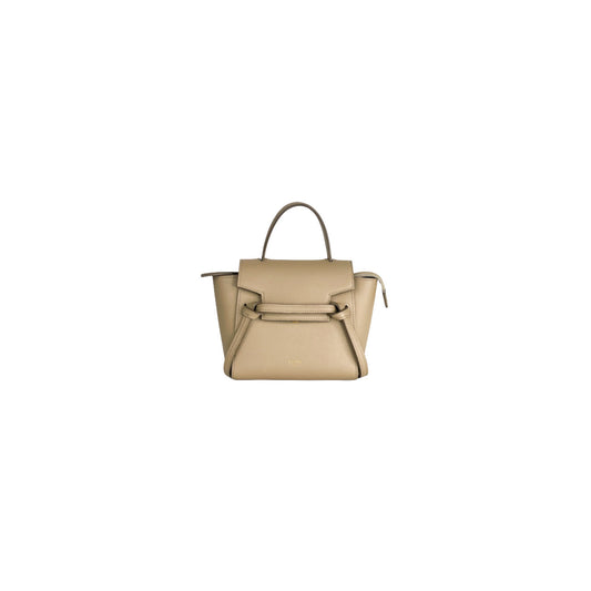 Celine Grained Calfskin Pico Belt Bag Light Taupe