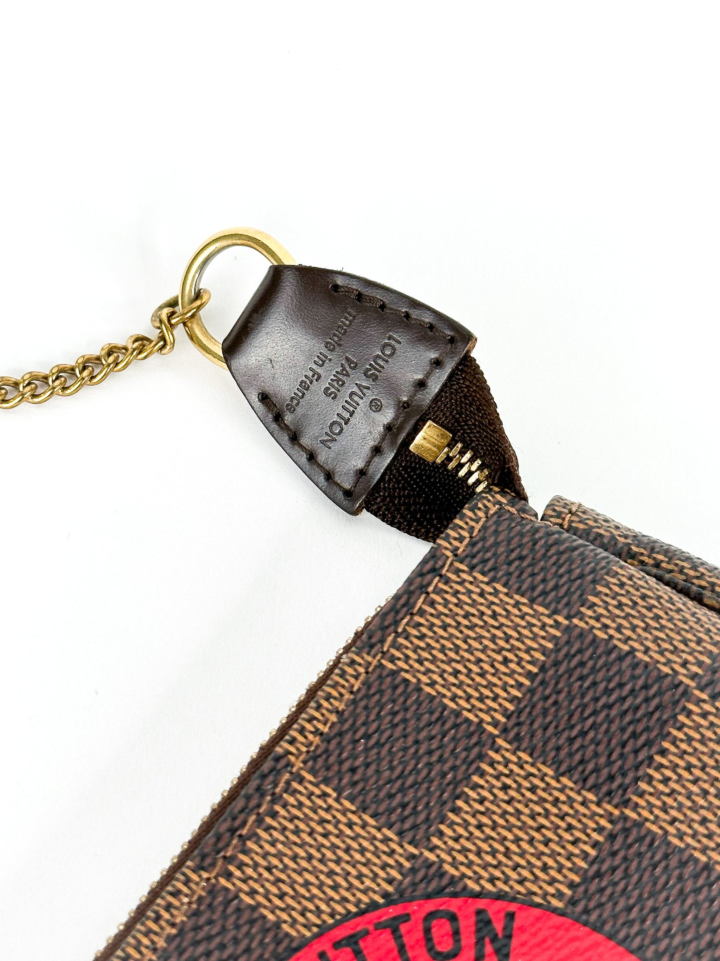 Louis Vuitton Mini Pochette Accessories T&B Damier Canvas Pouch