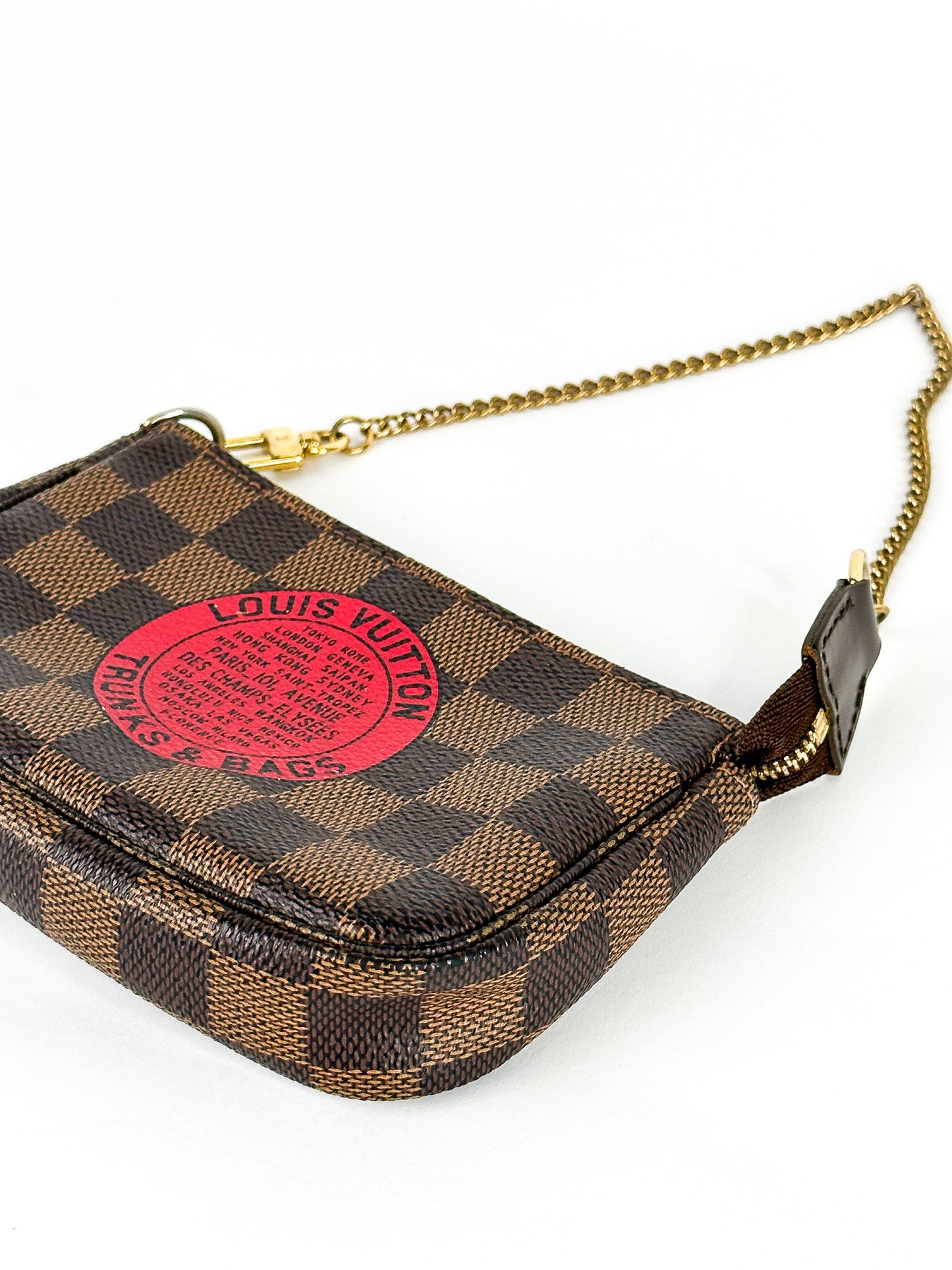 Louis Vuitton Mini Pochette Accessories T&B Damier Canvas Pouch