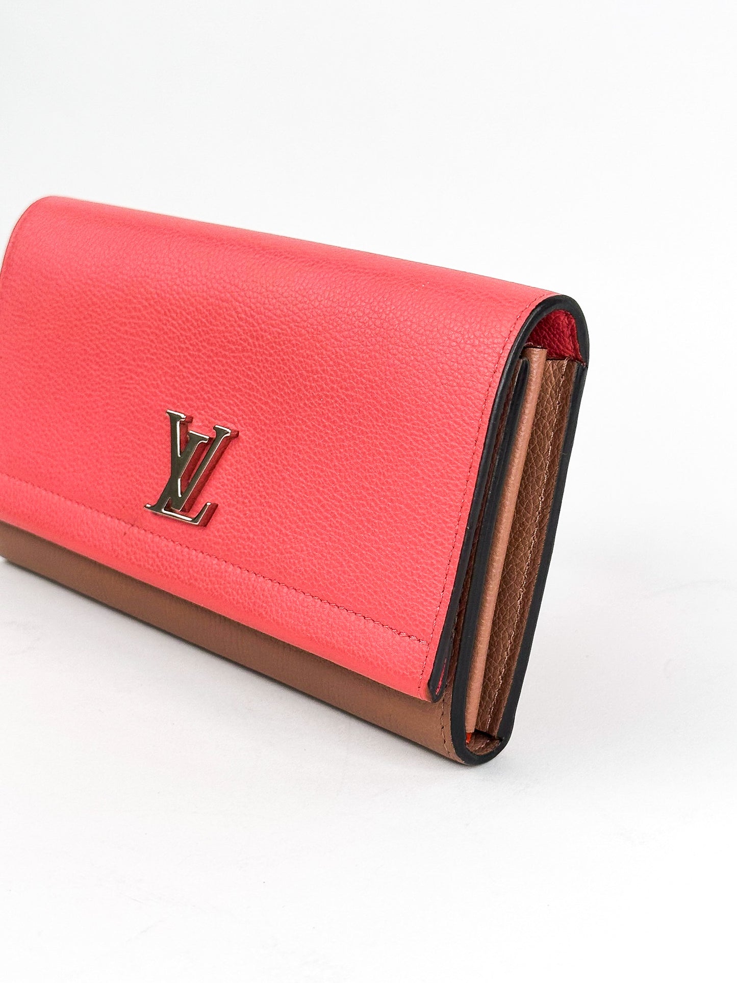 Louis Vuitton Calfskin Lockme ll Wallet