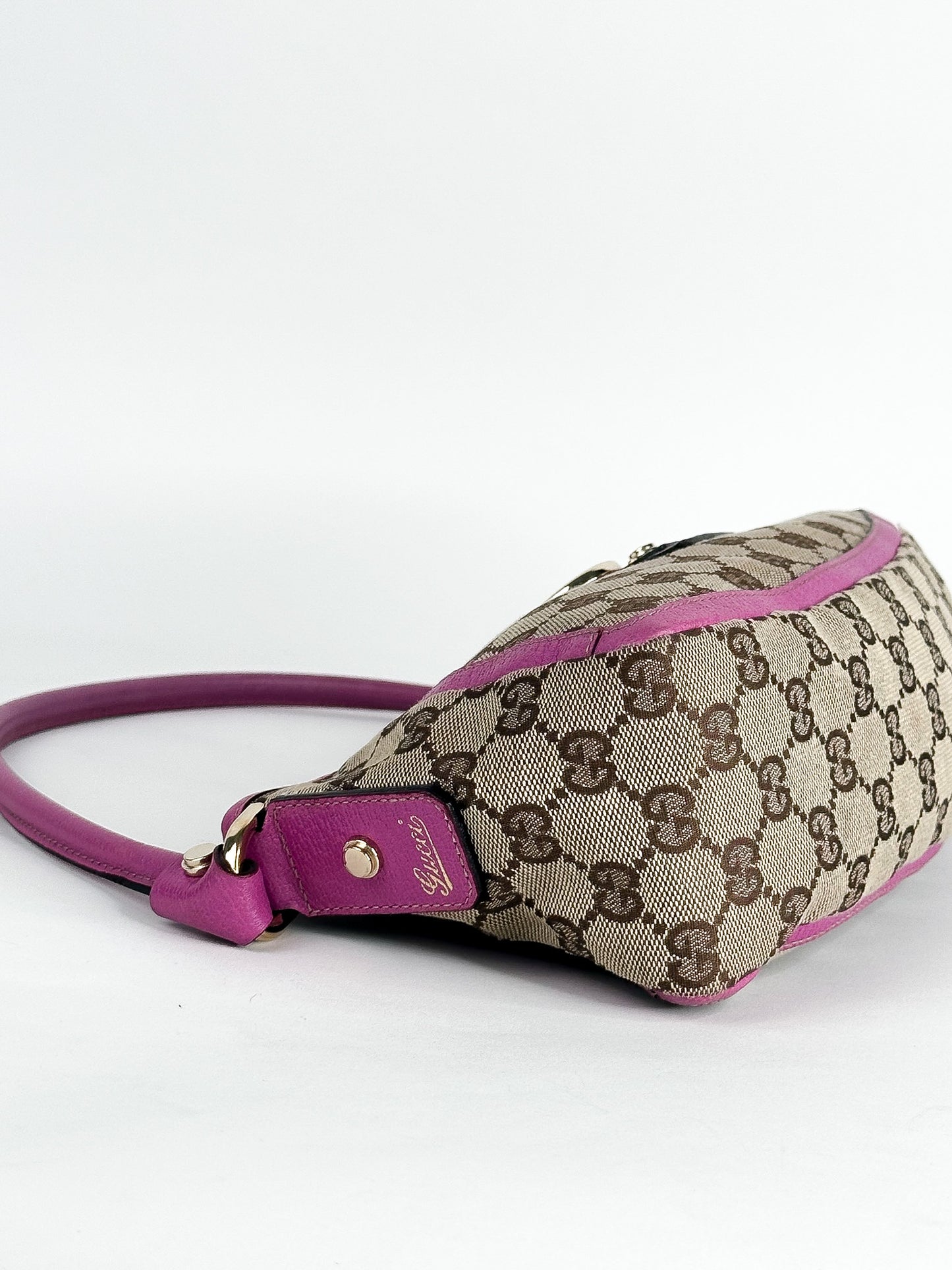 Gucci Monogram D Ring Abbey Pochette