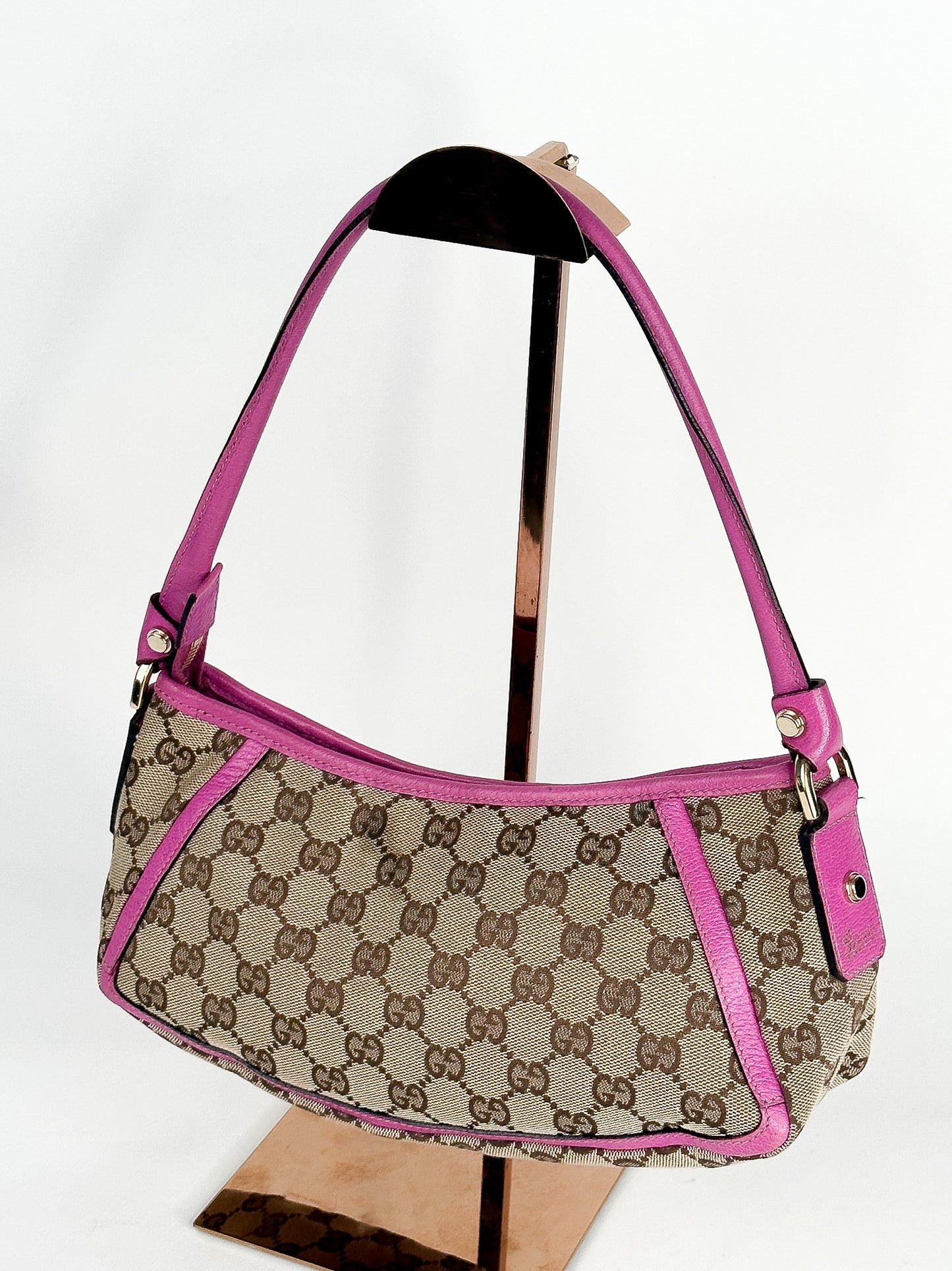 Gucci Monogram D Ring Abbey Pochette