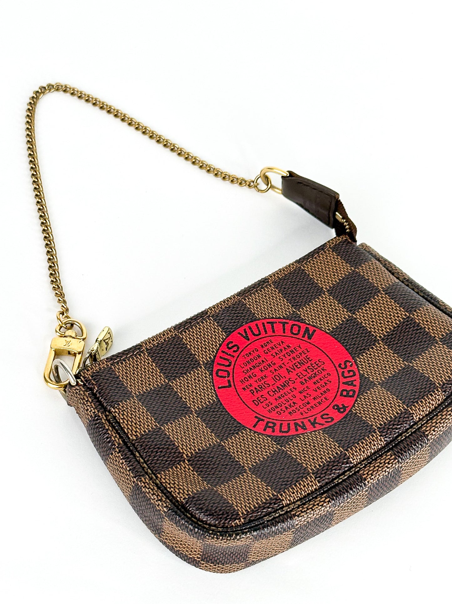 Louis Vuitton Mini Pochette Accessories T&B Damier Canvas Pouch