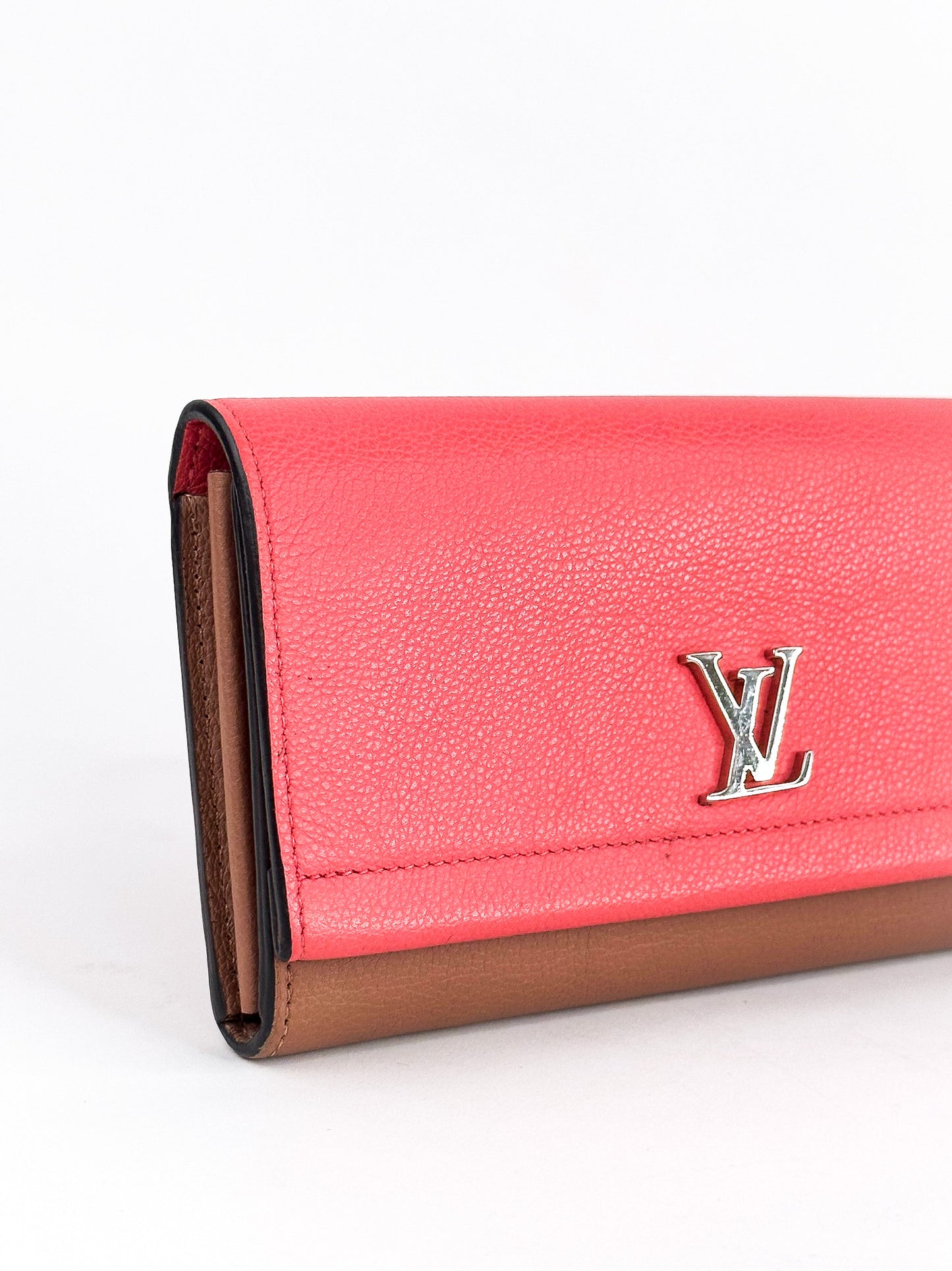 Louis Vuitton Calfskin Lockme ll Wallet