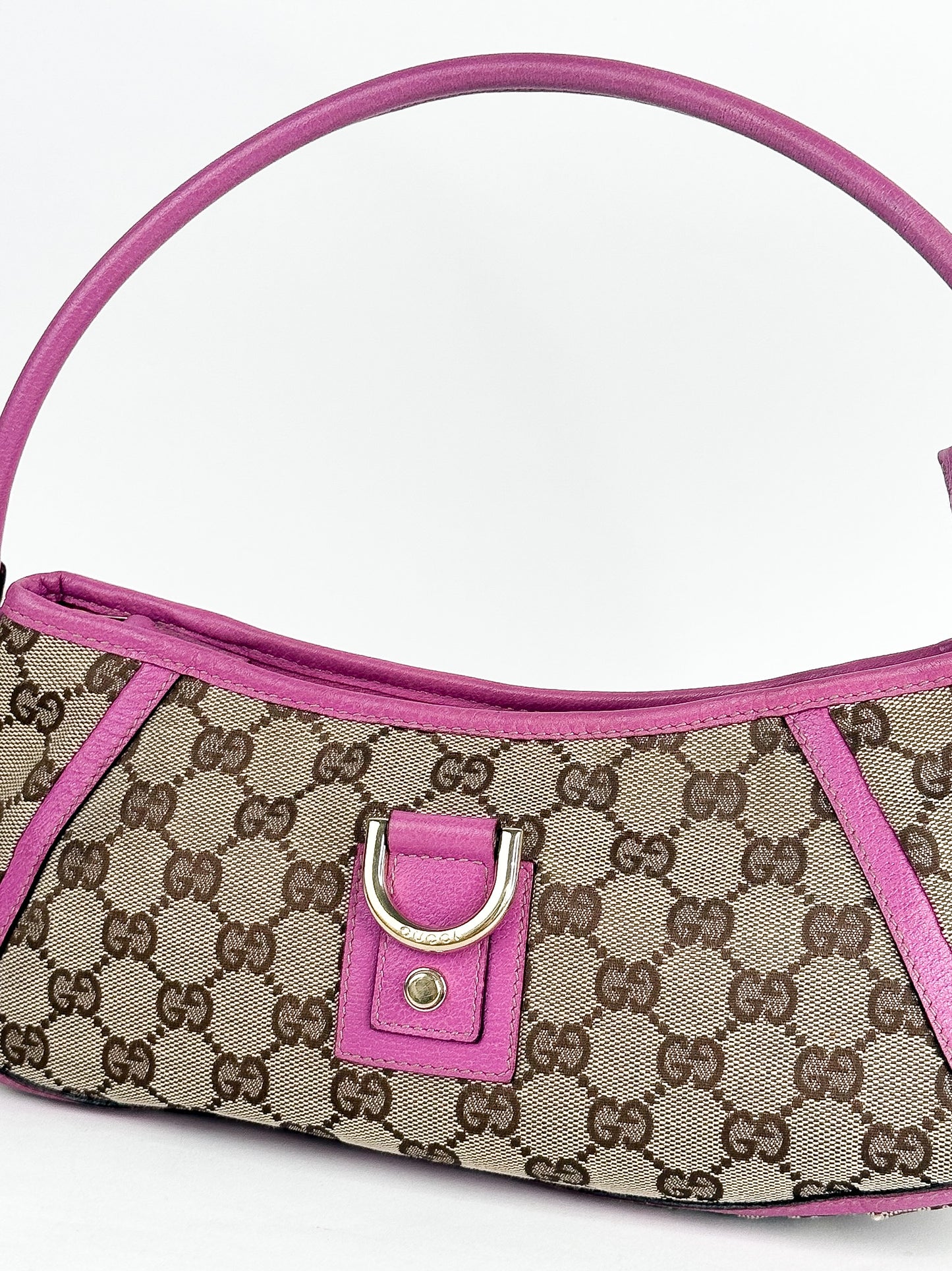 Gucci Monogram D Ring Abbey Pochette