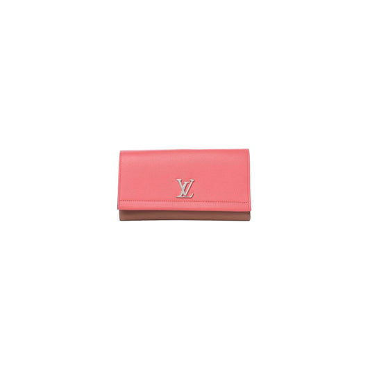 Louis Vuitton Calfskin Lockme ll Wallet