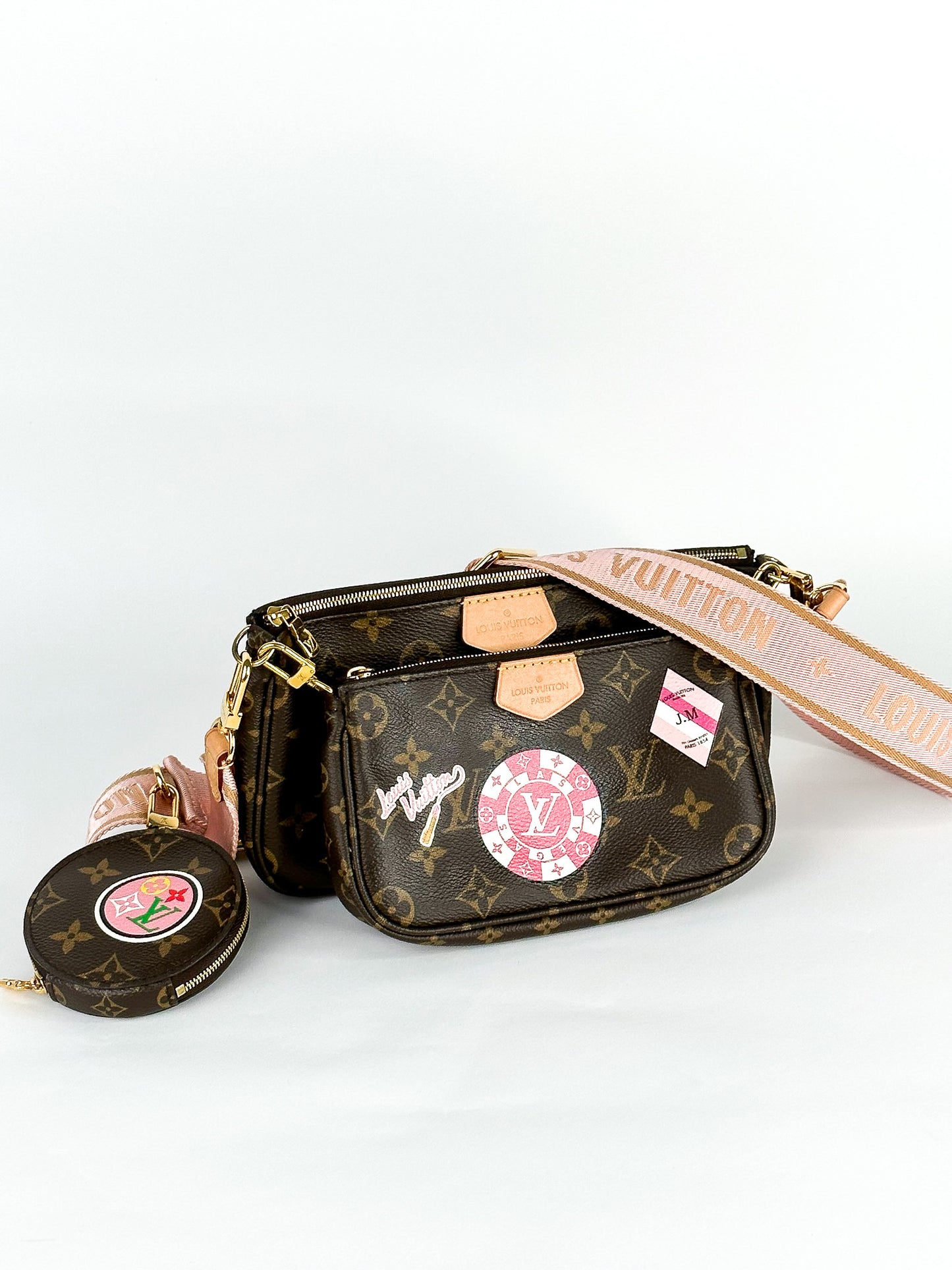 Louis Vuitton Monogram My LV Tour Multi Pochette Accessories Kaki