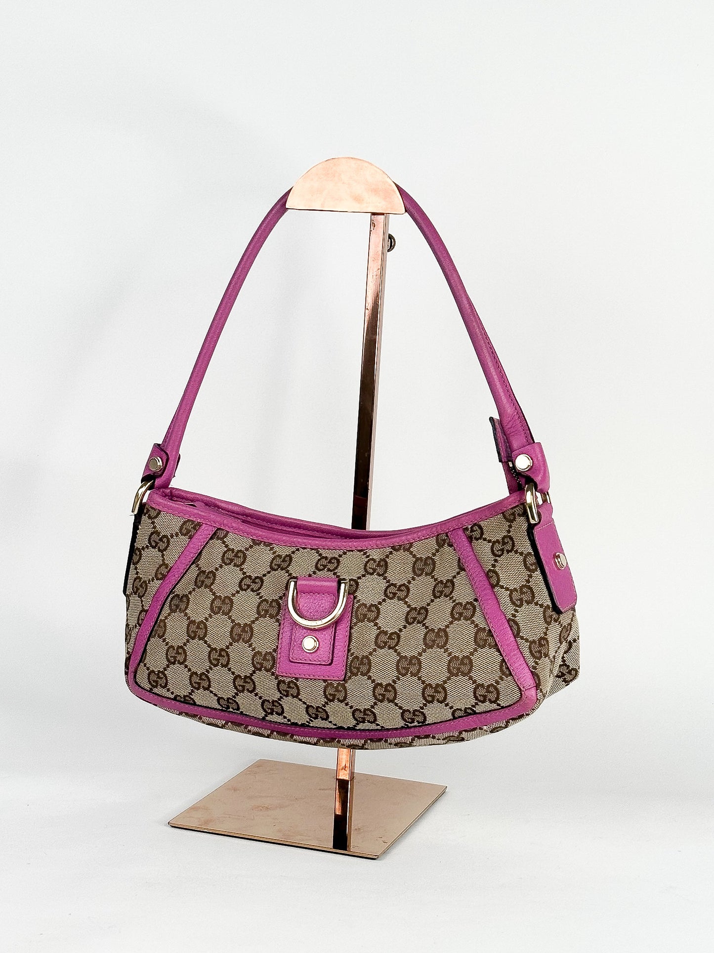 Gucci Monogram D Ring Abbey Pochette