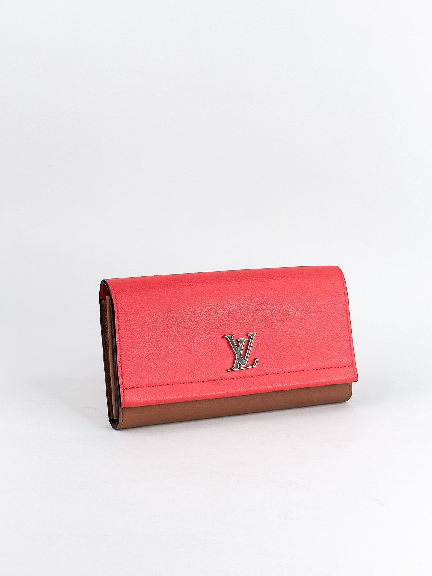 Louis Vuitton Calfskin Lockme ll Wallet