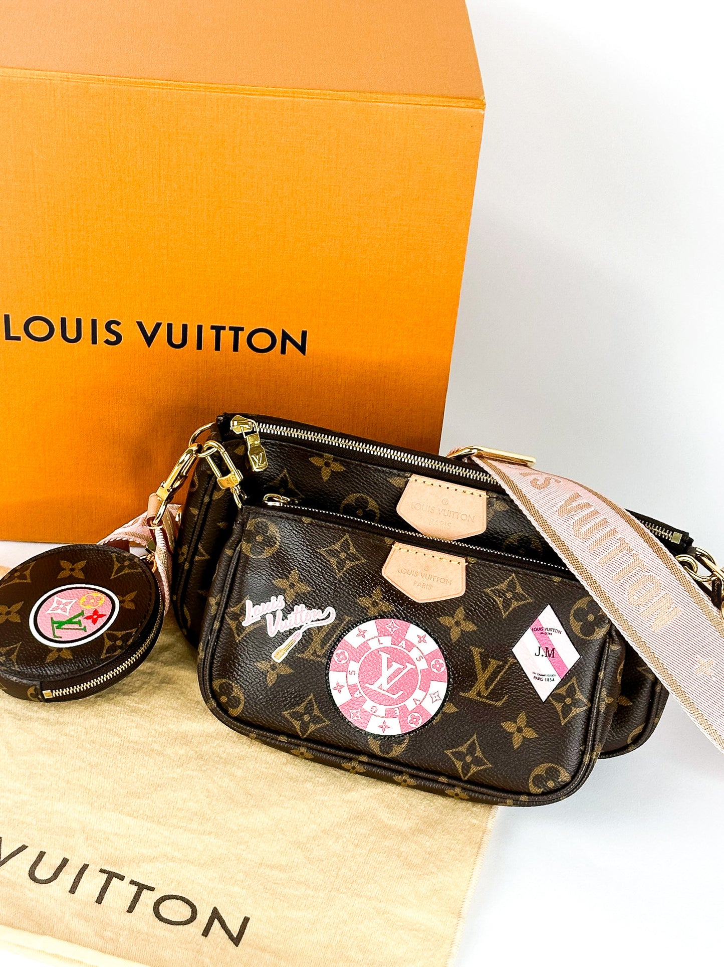 Louis Vuitton Monogram My LV Tour Multi Pochette Accessories Kaki