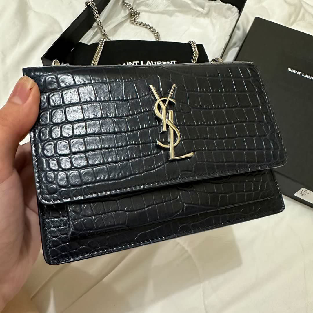 YSL Monogram Sunset Chain Wallet