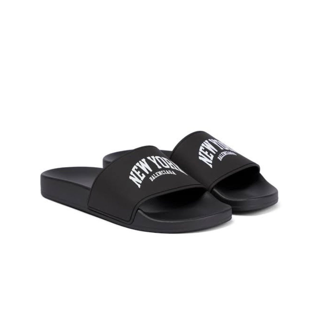 Balenciaga New York Black Slides