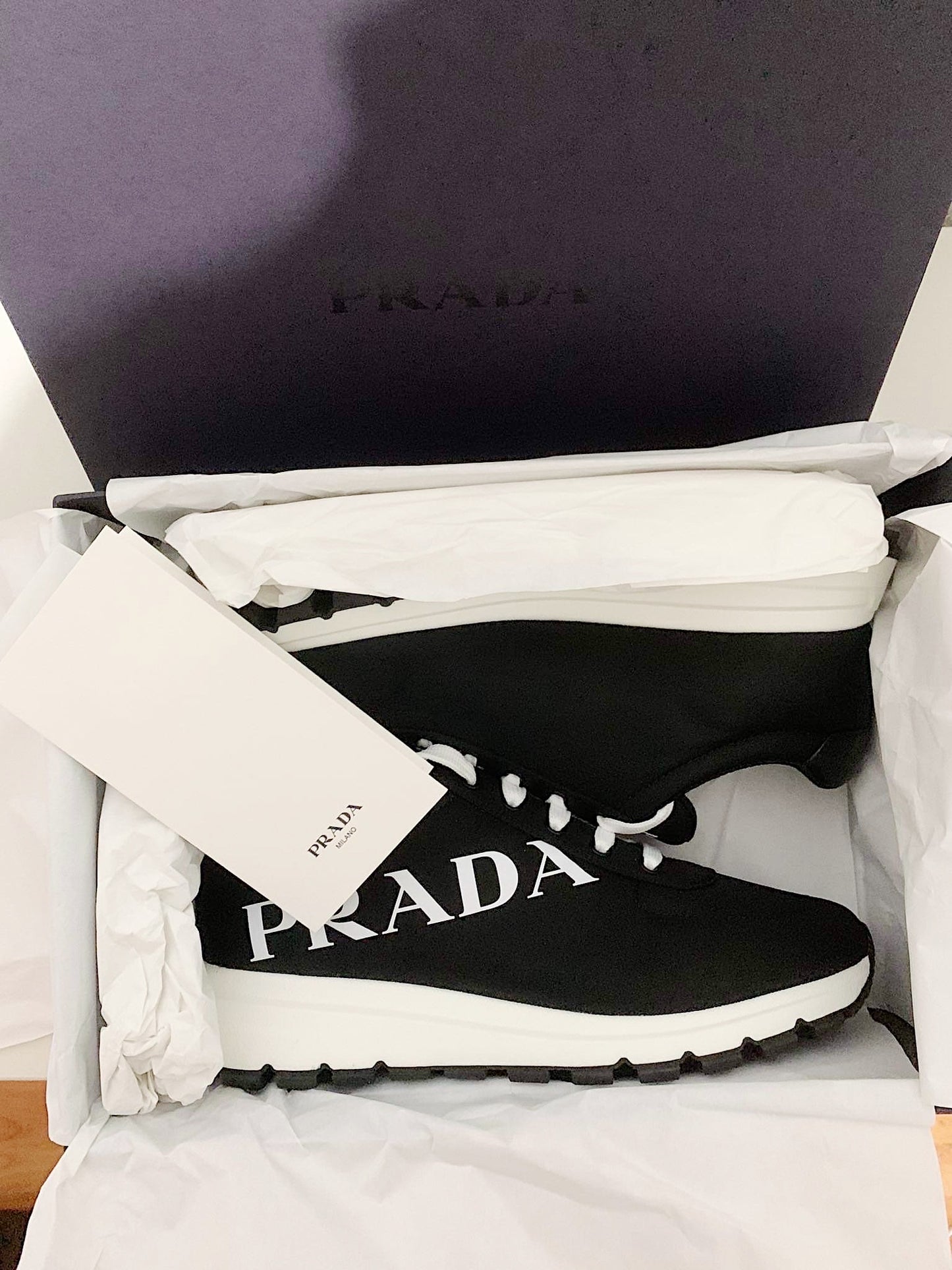 Prada Re-Nylon Gabardine Sneakers