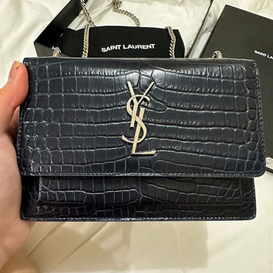 YSL Monogram Sunset Chain Wallet