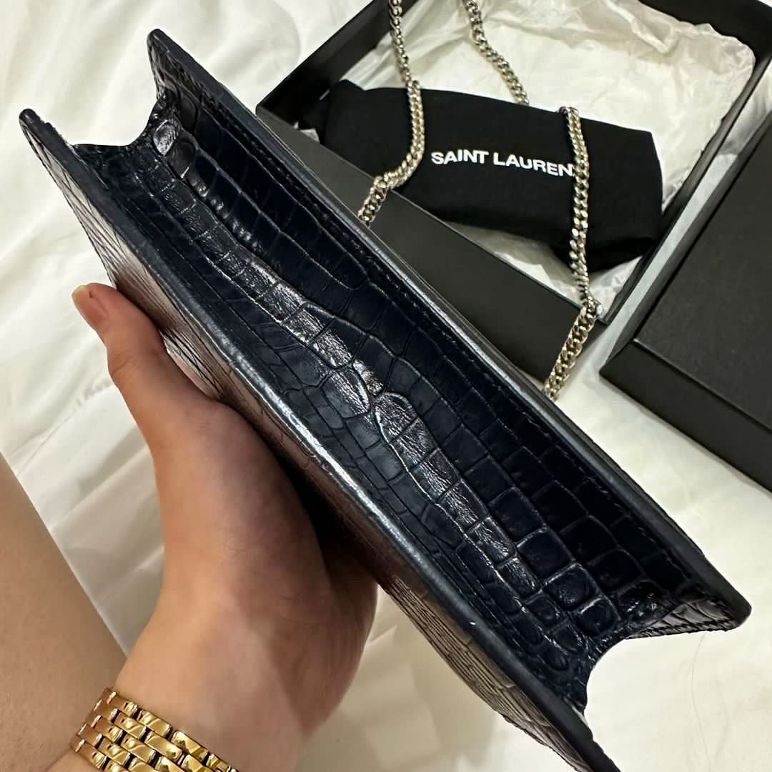 YSL Monogram Sunset Chain Wallet